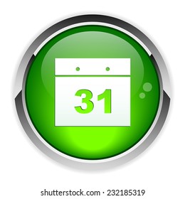 Button internet Calendar icon
