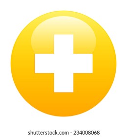 button internet health icon