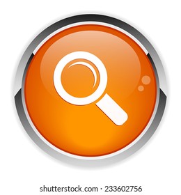 button internet loupe zoom icon