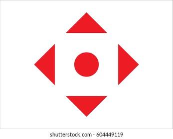 button joystick icon, vector illustration eps10