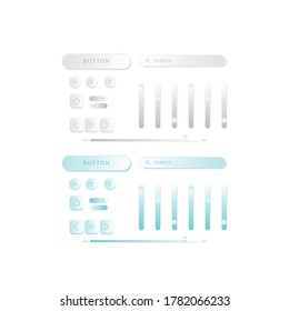 button kit music fot set ui kit app