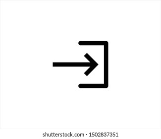 button logout icon vectors - eps10