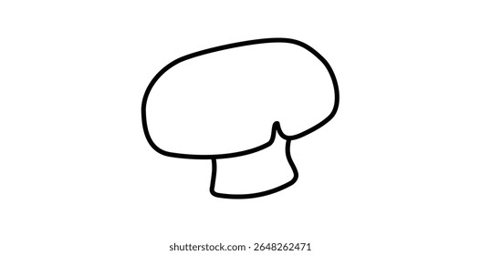 button mushroom icon design for your project