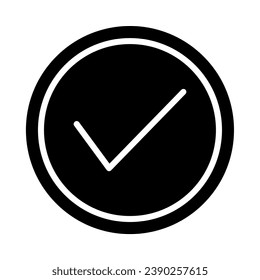 Button ok checklist choose search icon