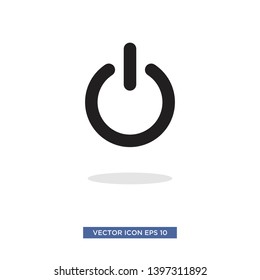 button on/off icon vector illustration