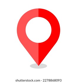 Button pin badge. Locate pin gps map. Vector illustration.