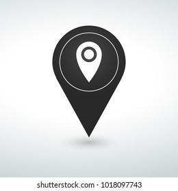 button pin Map pin icon