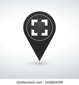 button pin Map pin icon