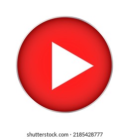 Button play. Player concept button. Vector design.
