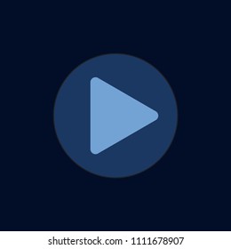 Button Play Vector Template Design Illustration