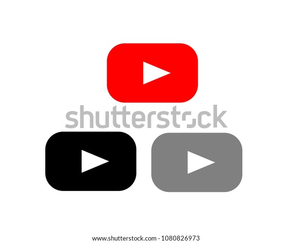 Youtubeアイコンのベクター画像 のベクター画像素材 ロイヤリティフリー