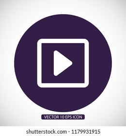 button player vector icon