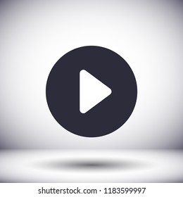 button player vector icon