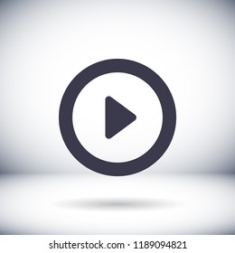 button player vector icon