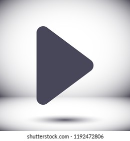 button player vector icon