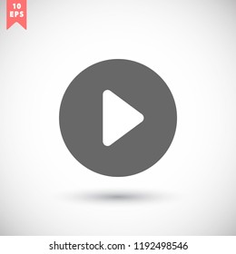 button player vector icon