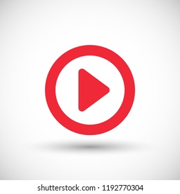 button player vector icon