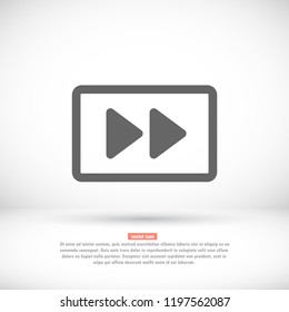 button player vector icon