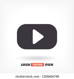 button player vector icon