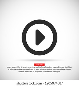 button player vector icon