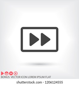 button player vector icon