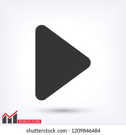 button player vector icon