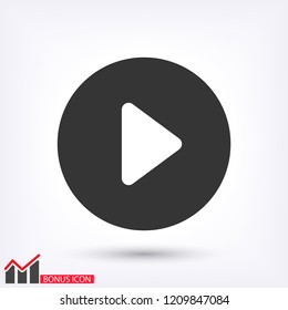 button player vector icon