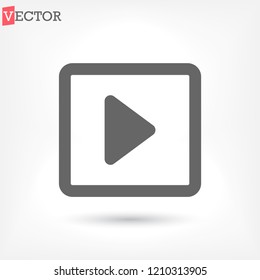 button player vector icon