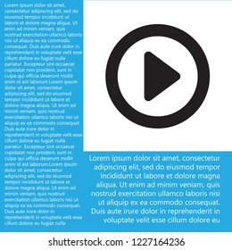 button player vector icon