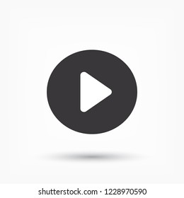 button player vector icon