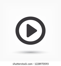 button player vector icon