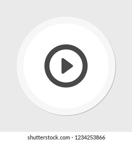 button player vector icon