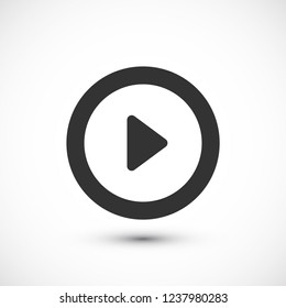 button player vector icon