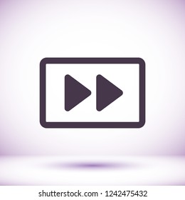 button player vector icon