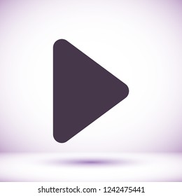 button player vector icon