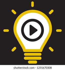 button player vector icon