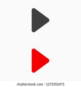 button player vector icon