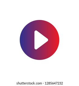 button player vector icon