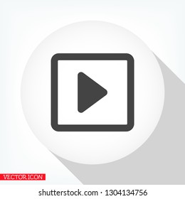 button player vector icon