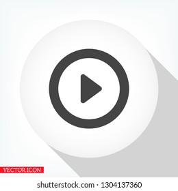 button player vector icon