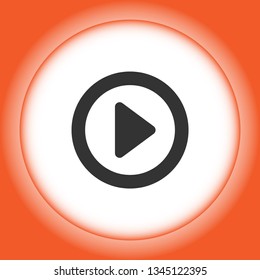 button player vector icon