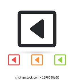 button player vector icon. lorem ipsum Flat Design JPG