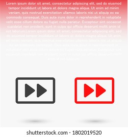 button player vector icon. lorem ipsum Flat Design JPG