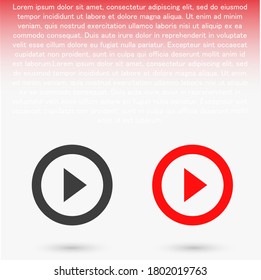 button player vector icon. lorem ipsum Flat Design JPG