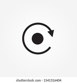button reset sign icon design