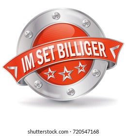 Button in a set cheaper and volume discount