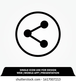 button share icon vector illustration