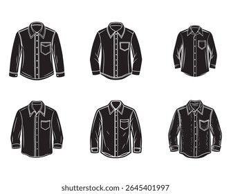 botão para cima camisa ícone de esboço silhueta vetor ilustração