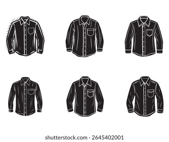 botão para cima camisa ícone de esboço silhueta vetor ilustração