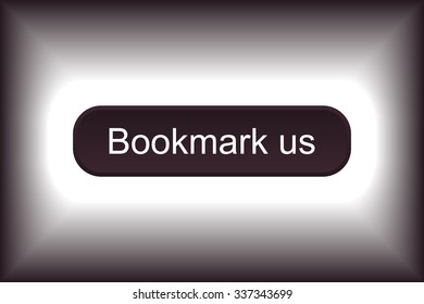 button for a site. Bookmark us, icon. vector design